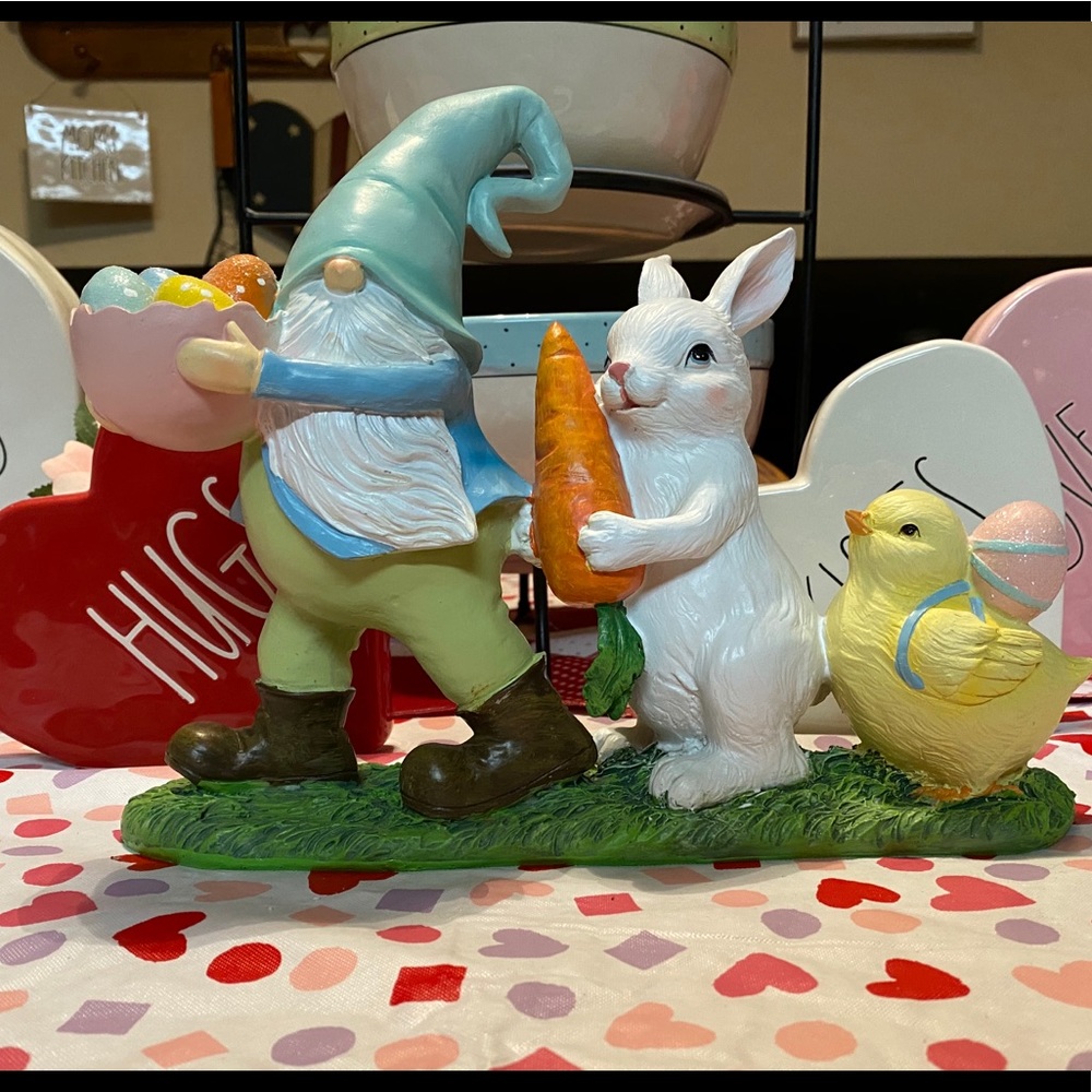 Gnome & the Easter gang🐰🐣💐SPRING DECOR💐
